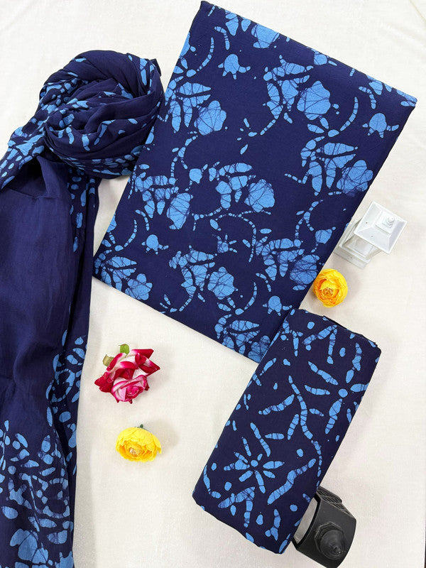 Cotton Suit Set with Cotton Dupatta ( CT0585 )