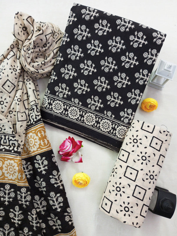 Cotton Suit Set with Cotton Dupatta ( CT0592 )