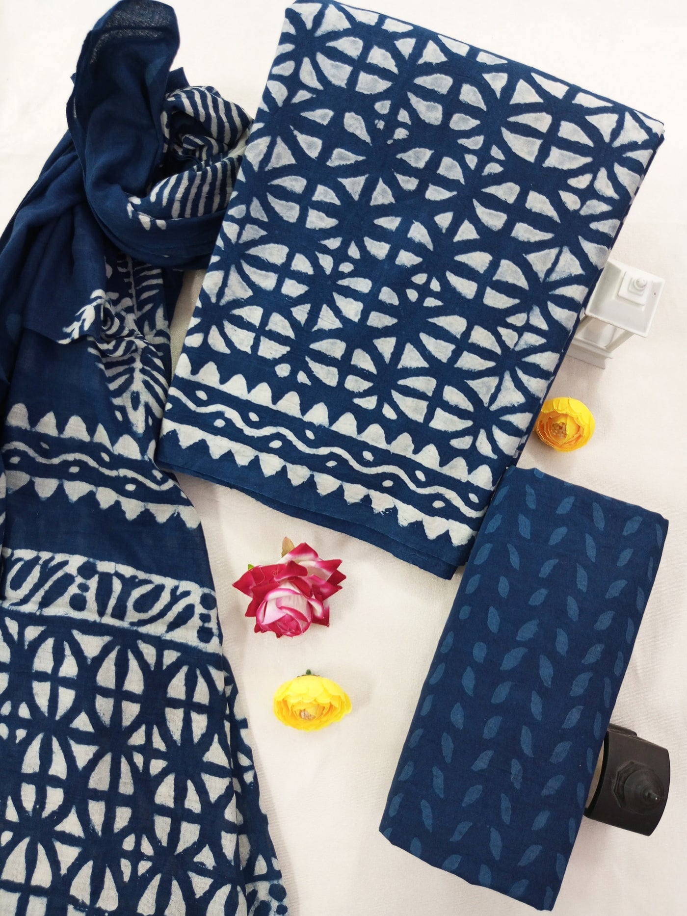 Cotton Suit Set with Cotton Dupatta ( CT0482 )
