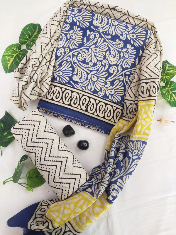 Cotton Suit Set with Cotton Dupatta ( CT10504 )