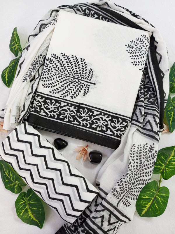 Cotton Suit Set with Cotton Dupatta ( CT23064 )