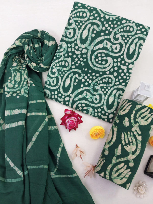 Cotton Suit Set with Cotton Dupatta ( CT51621 )