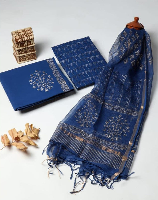 Cotton Suit Set with Kota Doria Dupatta ( BTSJ 8111 )