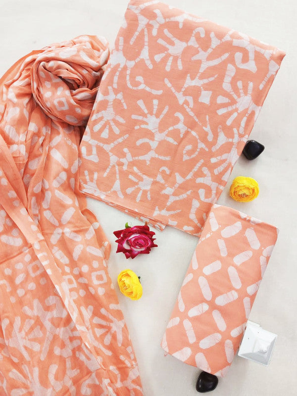 Cotton Suit Set with Cotton Dupatta ( CT0652 )