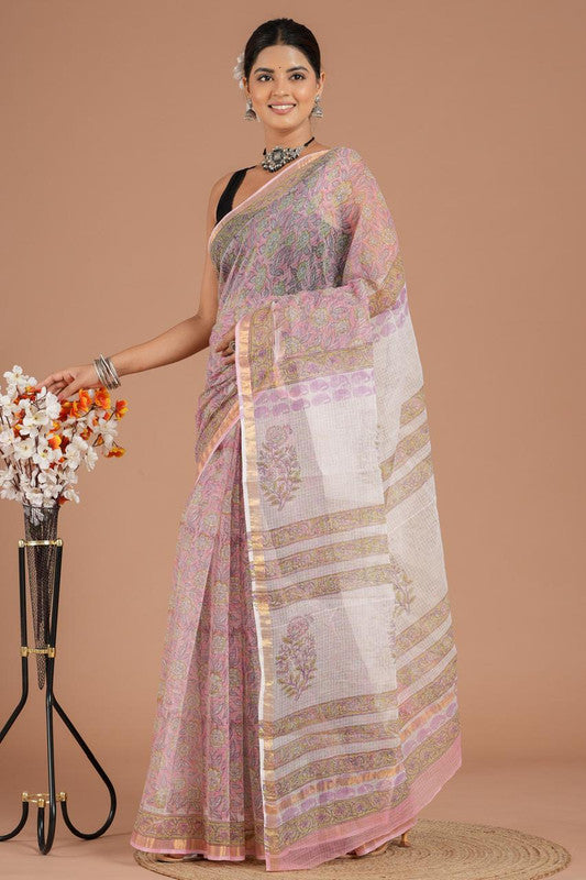 Kota Doria Saree ( KT3538 )