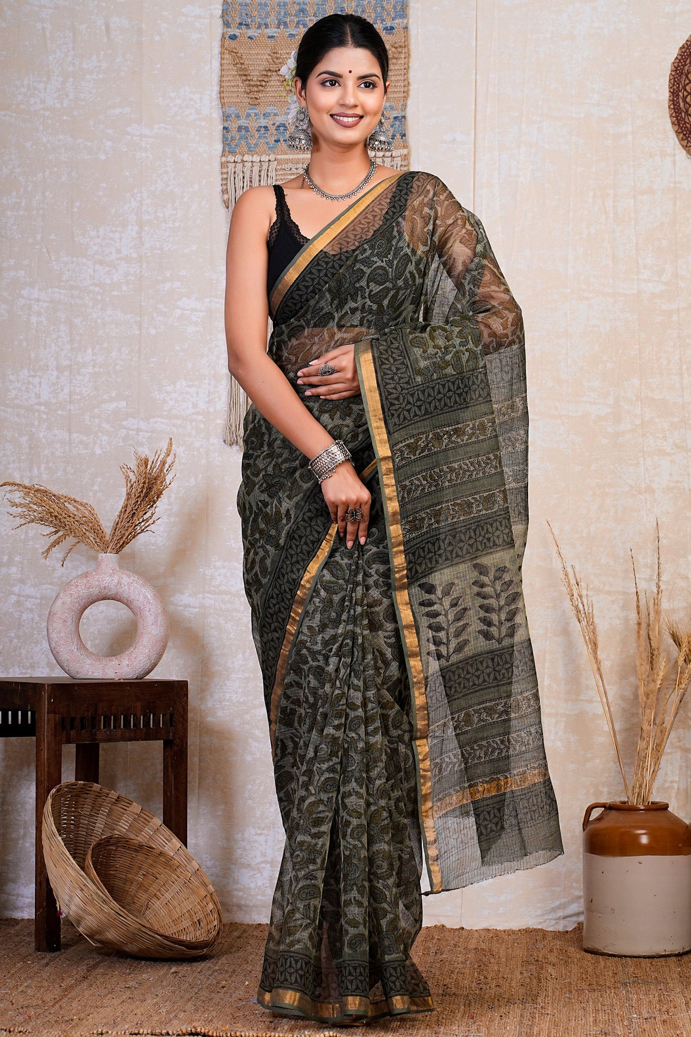 Kota Doria Saree ( KT0516 )