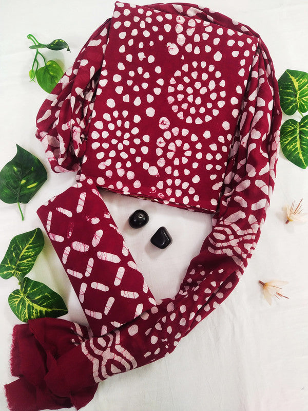 Cotton Suit Set with Cotton Dupatta ( CT10514 )
