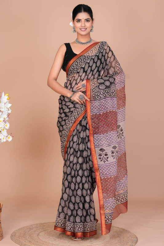 Kota Doria Saree ( KT3544 )