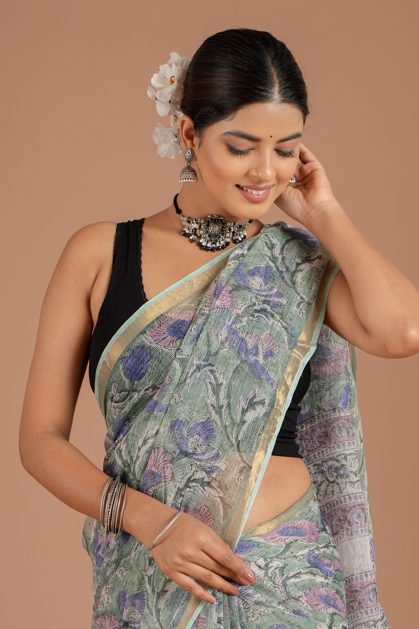 Kota Doria Saree ( KT3504 )