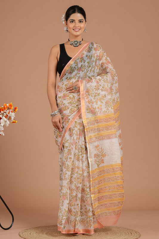 Kota Doria Saree ( KT3509 )