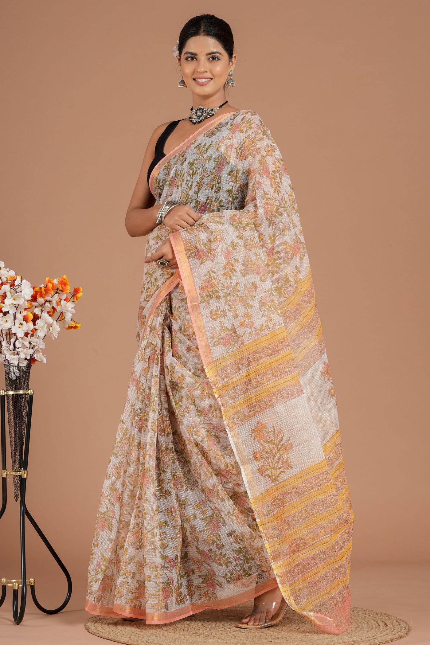 Kota Doria Saree ( KT3509 )