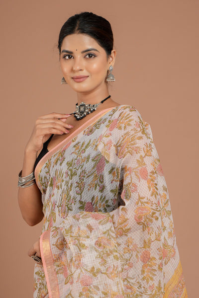 Kota Doria Saree ( KT3509 )