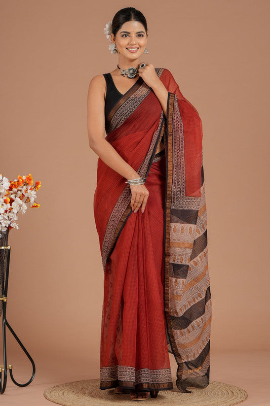 Kota Doria Saree ( KT3513 )