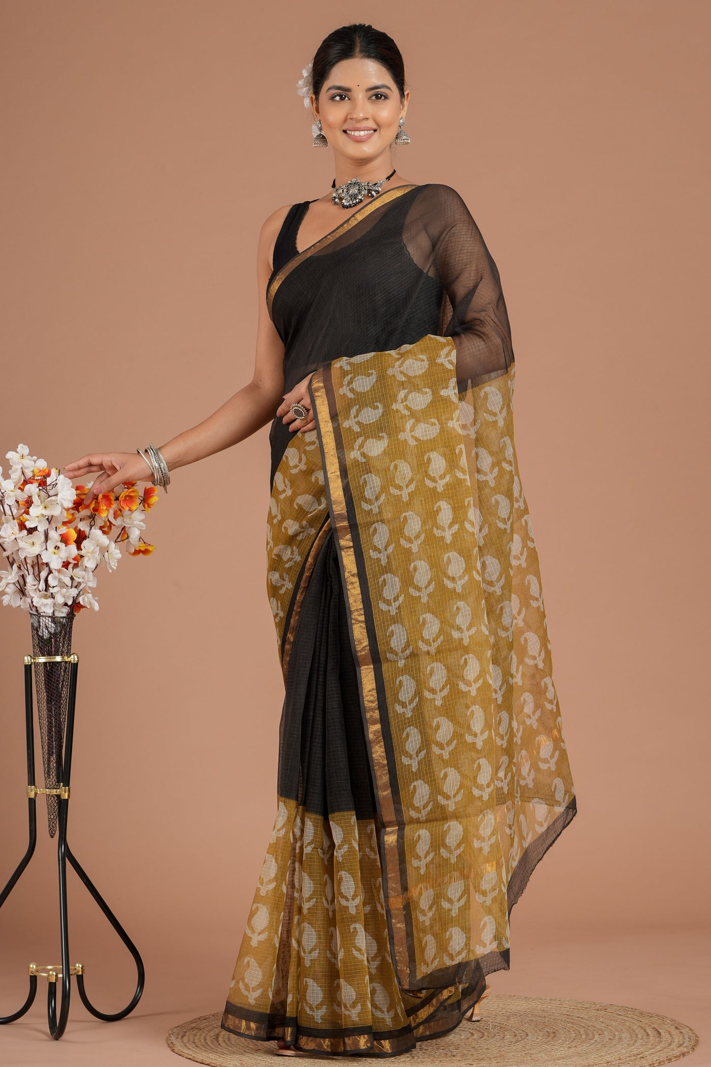 Kota Doria Saree ( KT3514 )