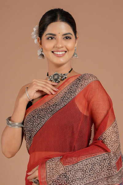 Kota Doria Saree ( KT3516 )