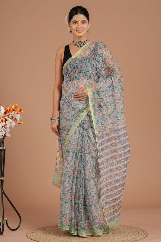 Kota Doria Saree ( KT3518 )