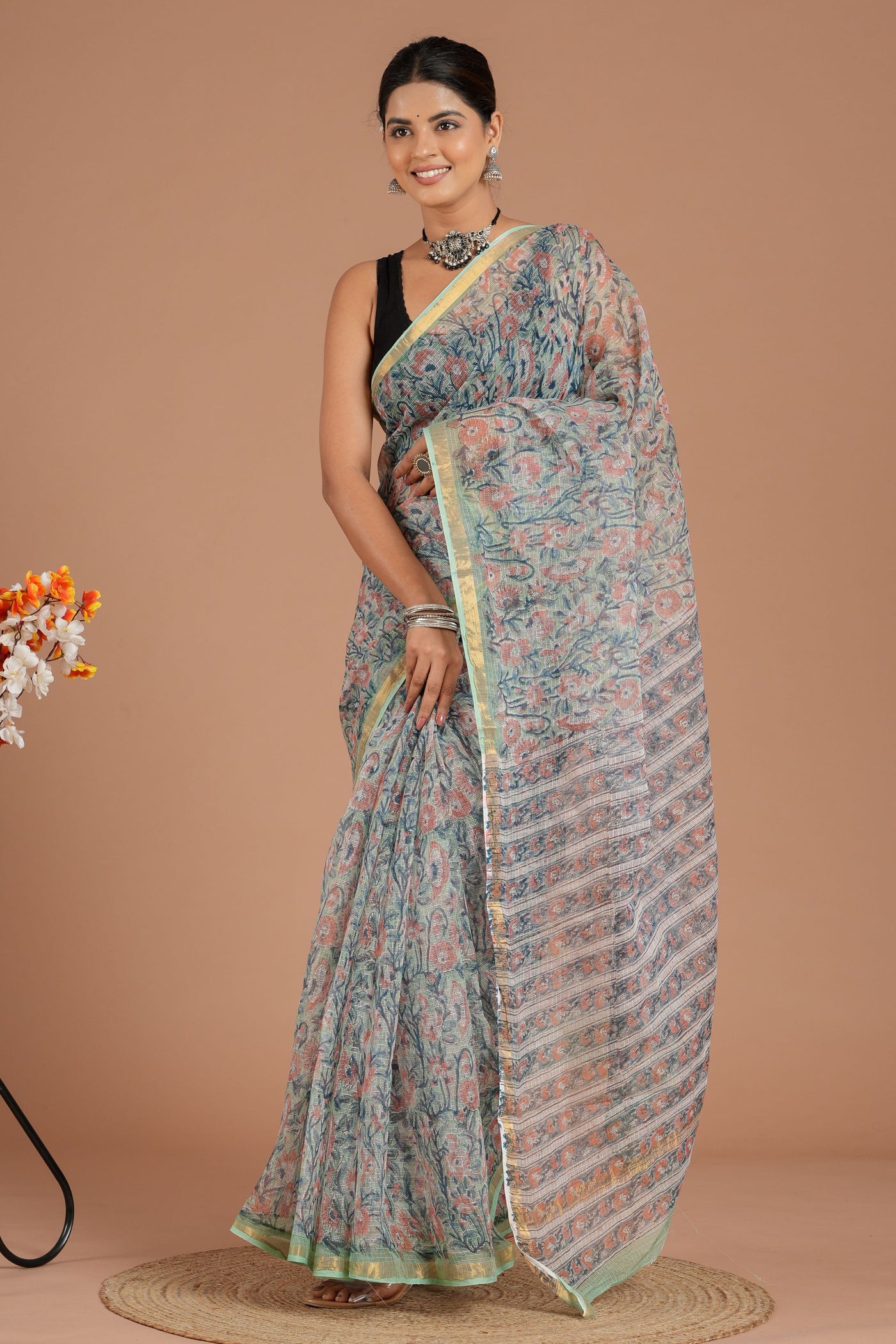 Kota Doria Saree ( KT3518 )