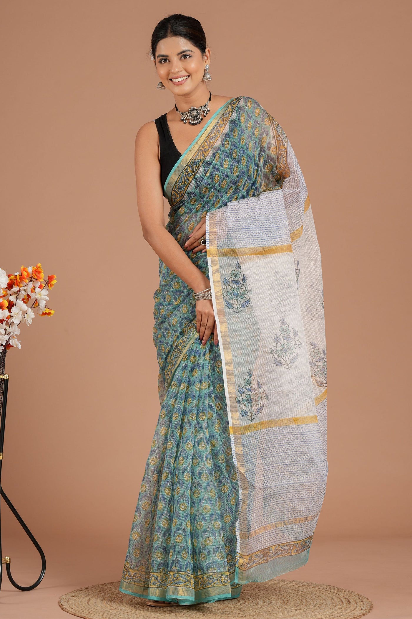 Kota Doria Saree ( KT3521 )