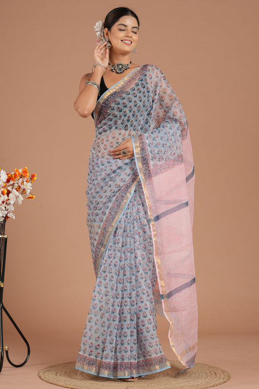Kota Doria Saree ( KT3522 )