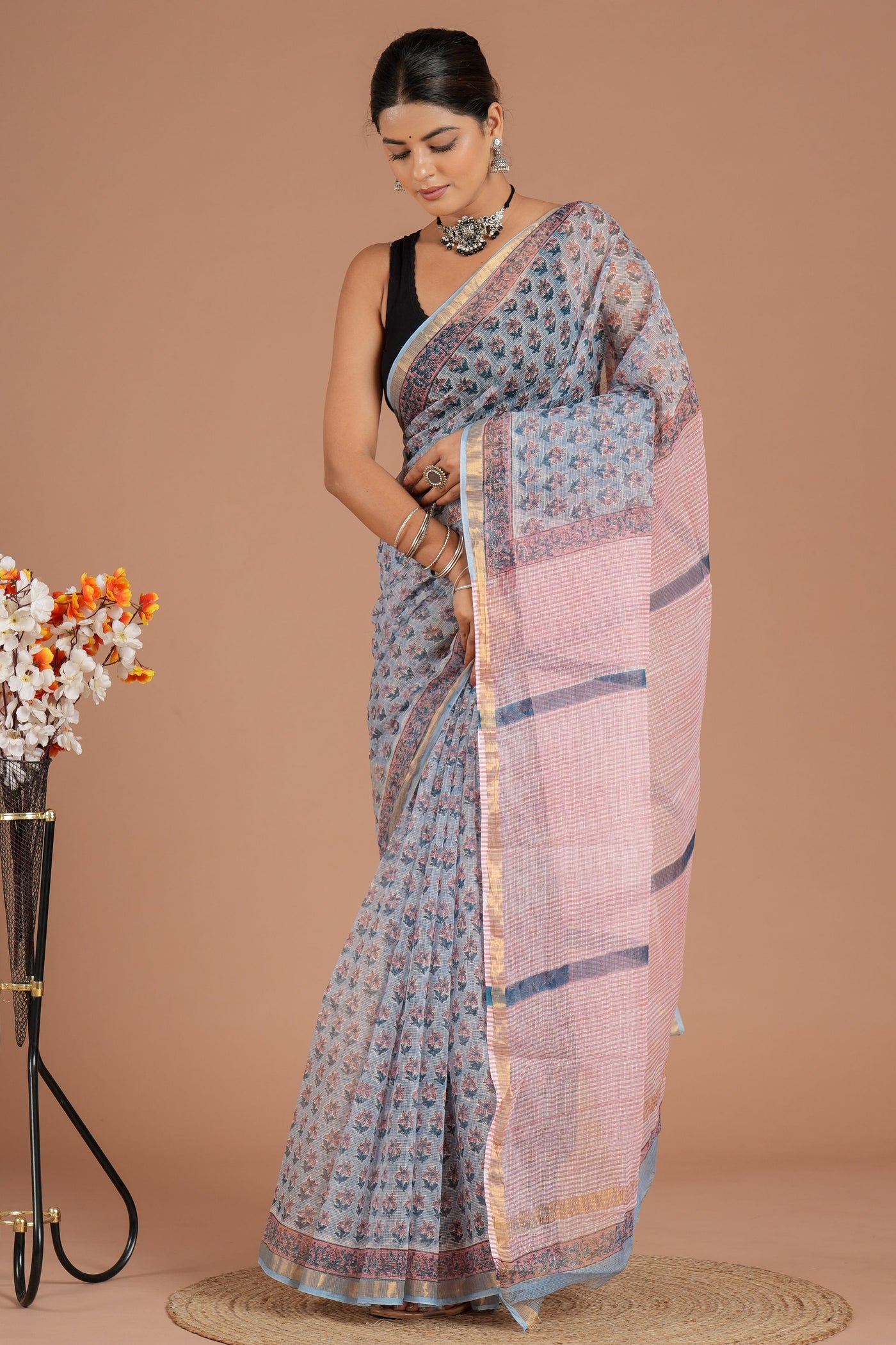 Kota Doria Saree ( KT3522 )