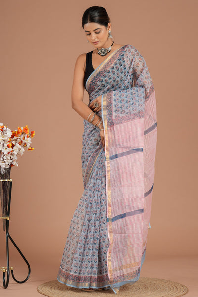 Kota Doria Saree ( KT3522 )