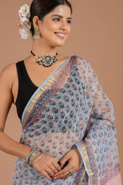 Kota Doria Saree ( KT3522 )