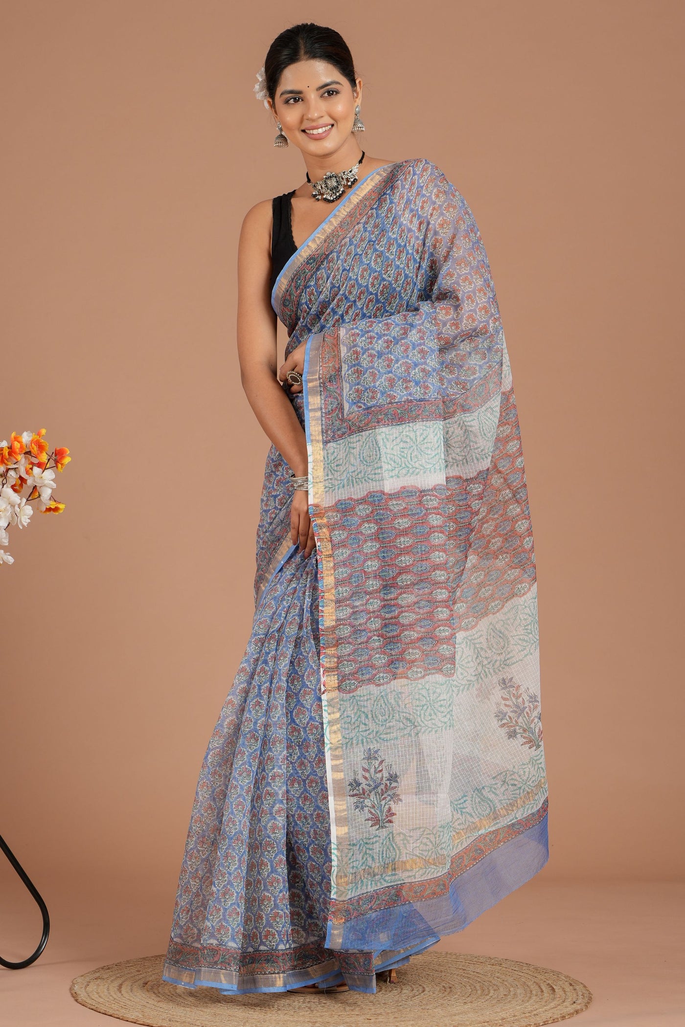 Kota Doria Saree ( KT3524 )
