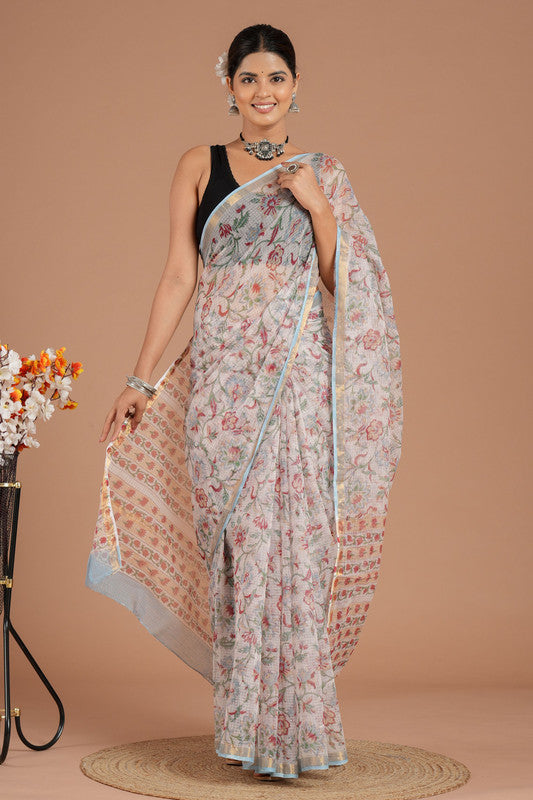 Kota Doria Saree ( KT3526 )