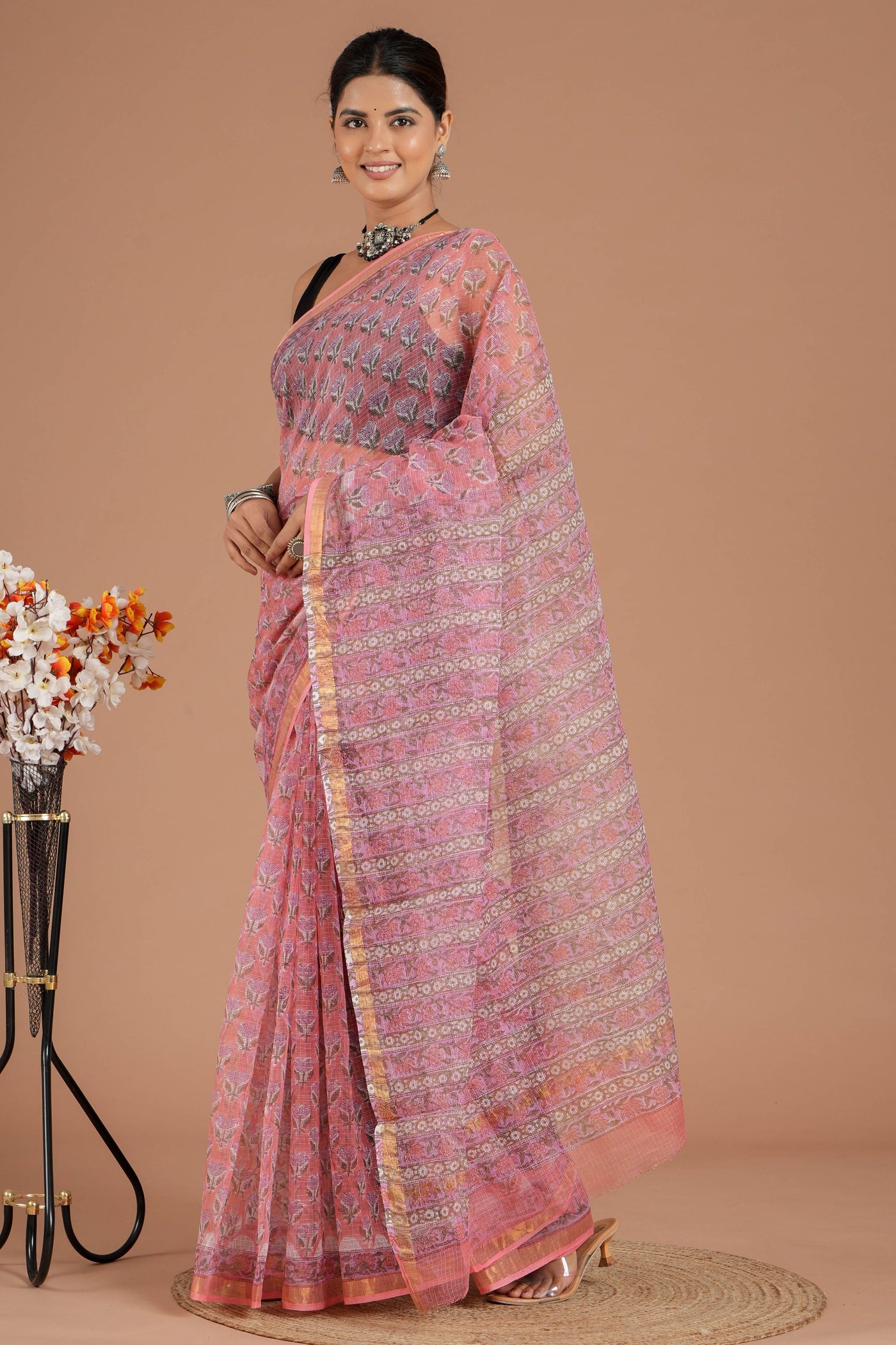 Kota Doria Saree ( KT3528 )