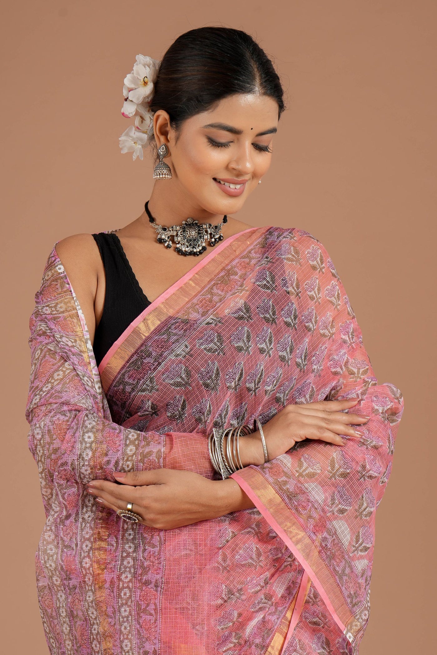 Kota Doria Saree ( KT3528 )