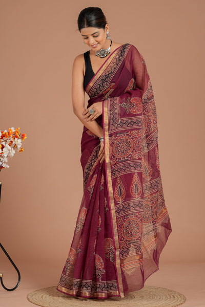 Kota Doria Saree ( KT3529 )