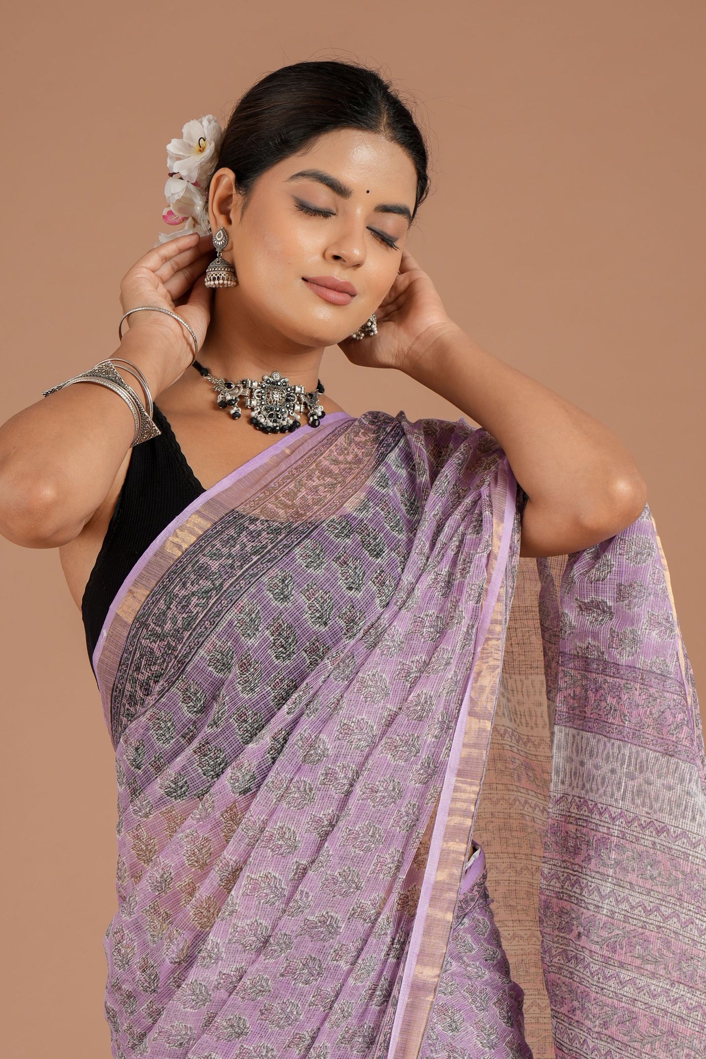 Kota Doria Saree ( KT3534 )