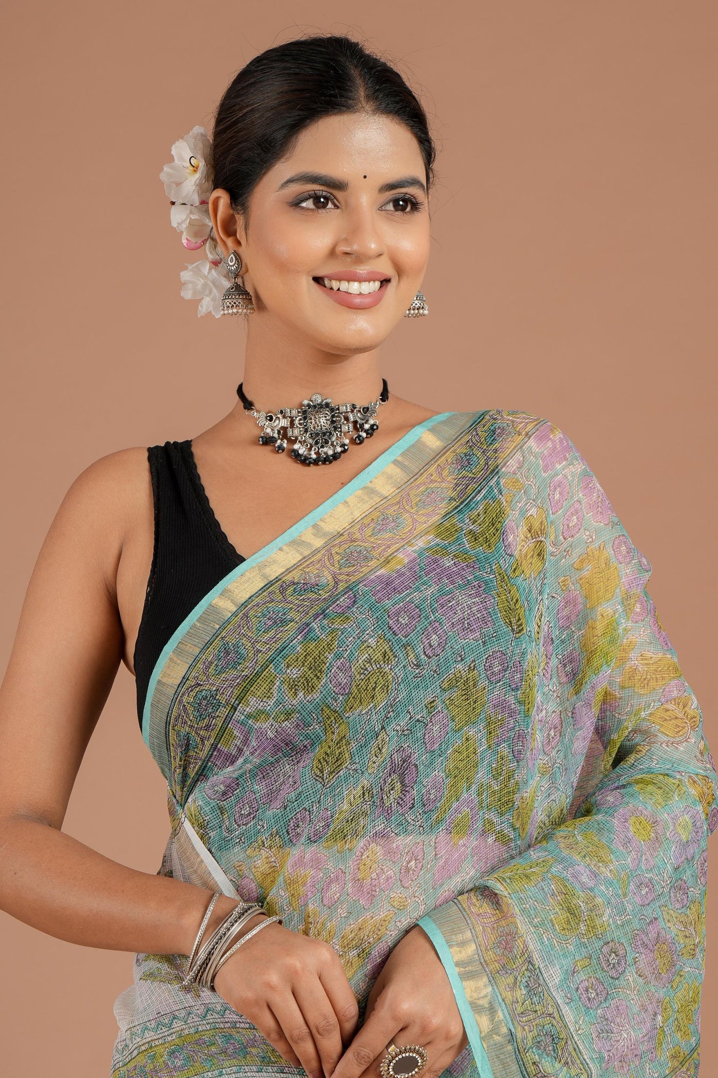 Kota Doria Saree ( KT3535 )