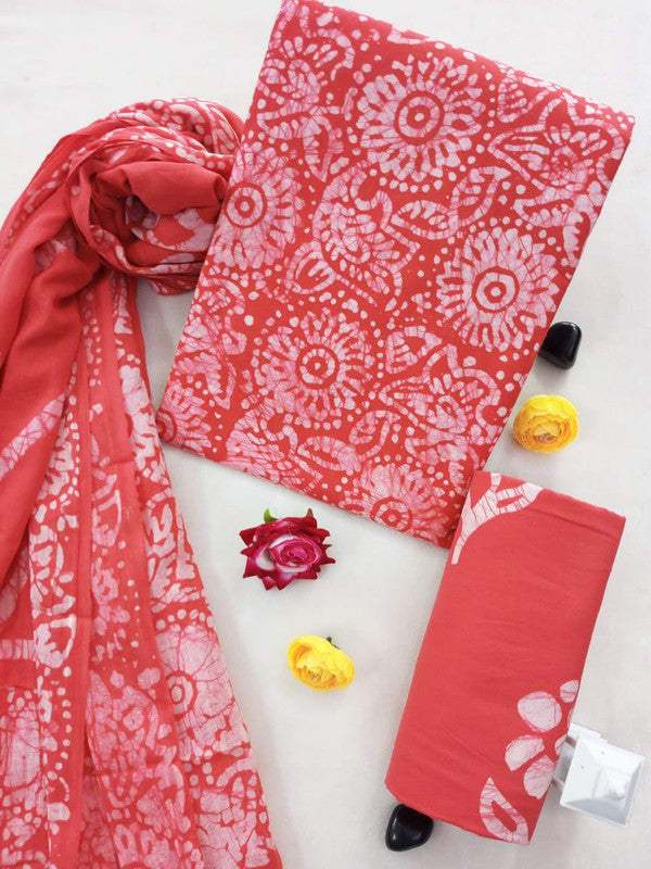Cotton Suit Set with Cotton Dupatta ( CT0656 )