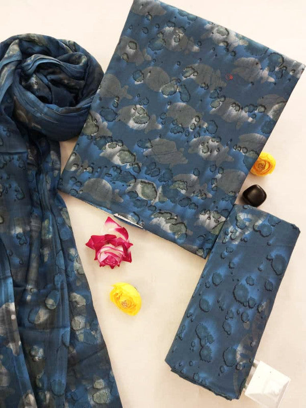 Cotton Suit Set with Cotton Dupatta ( CT91433 )