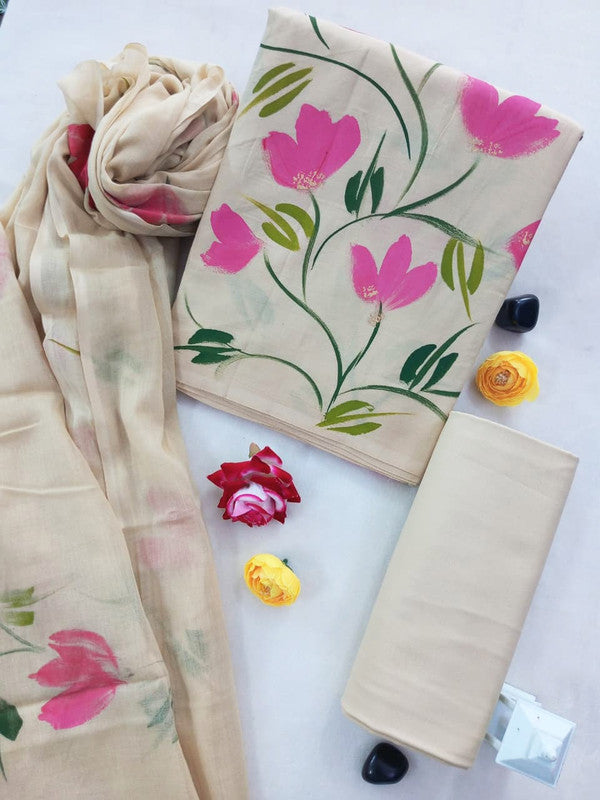 Cotton Suit Set with Cotton Dupatta ( CT0662 )