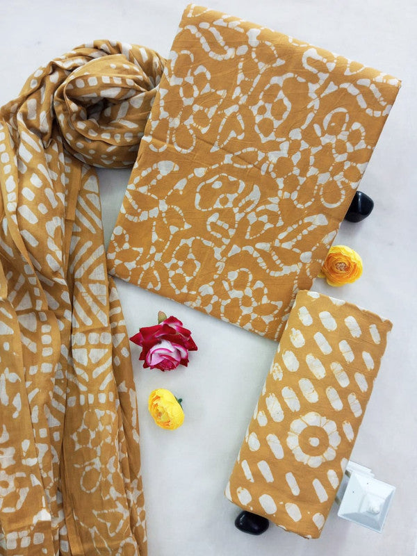 Cotton Suit Set with Cotton Dupatta ( CT0666 )
