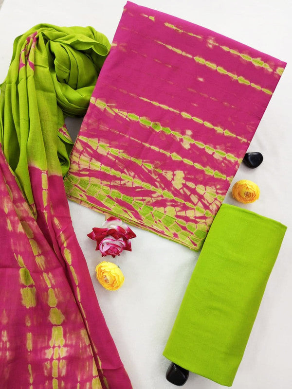 Cotton Suit Set with Cotton Dupatta ( CT0694 )