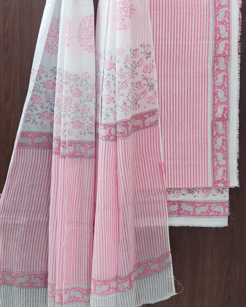 Cotton Suit Set with Cotton Dupatta ( CT62808)