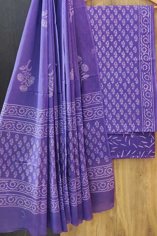 Cotton Suit Set with Cotton Dupatta ( CT82203)