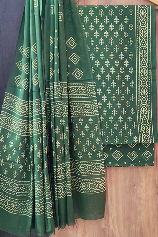 Cotton Suit Set with Cotton Dupatta ( CT82205)