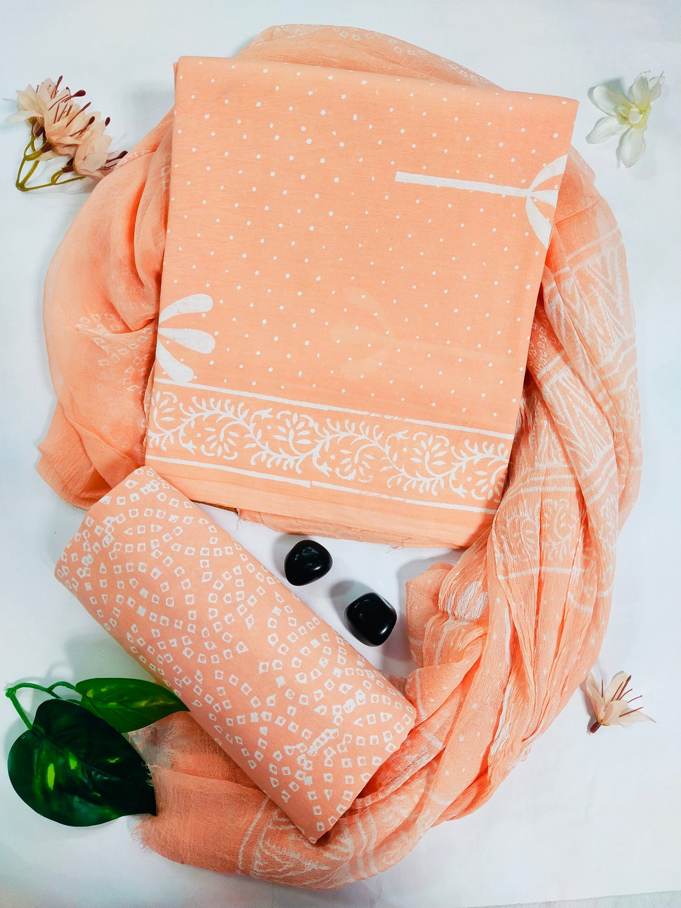 Cotton Suit Material with Chiffon Dupatta ( BTSJ 111 )