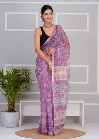 Kota Doria Saree ( KT0308 )