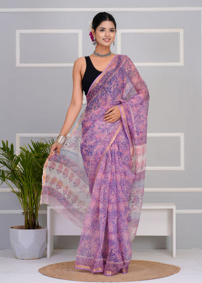 Kota Doria Saree ( KT0308 )