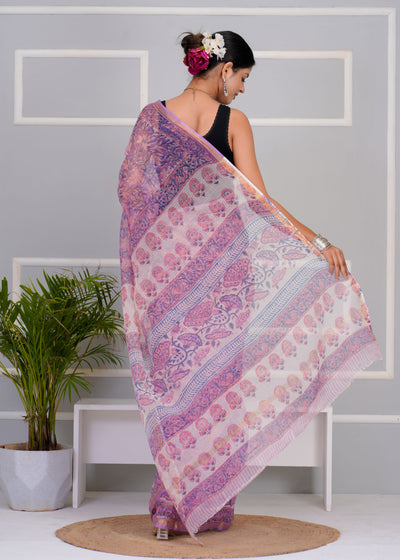 Kota Doria Saree ( KT0308 )