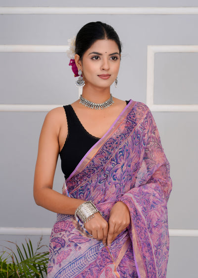 Kota Doria Saree ( KT0308 )