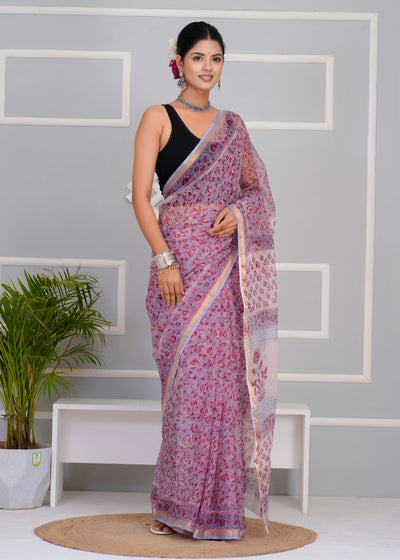 Kota Doria Saree ( KT0303 )