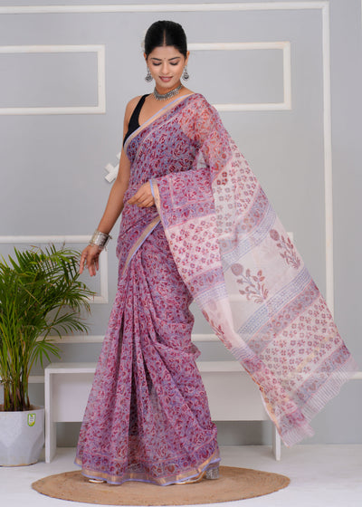 Kota Doria Saree ( KT0303 )