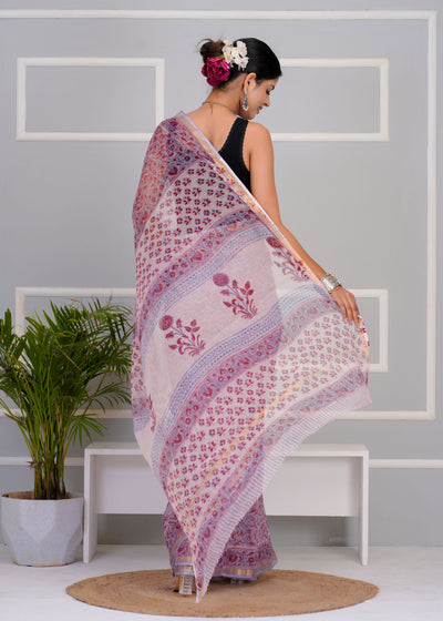 Kota Doria Saree ( KT0303 )