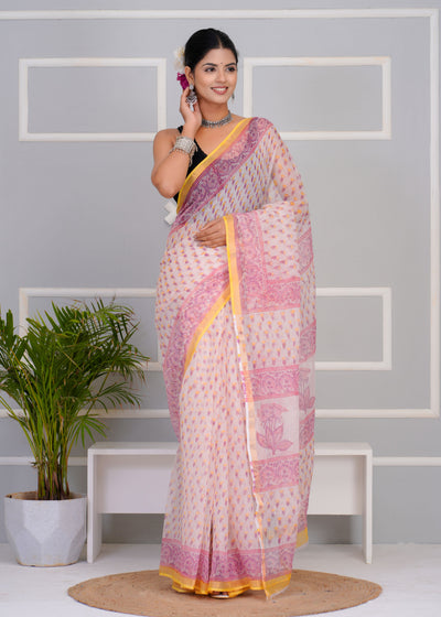 Kota Doria Saree ( KT0304 )